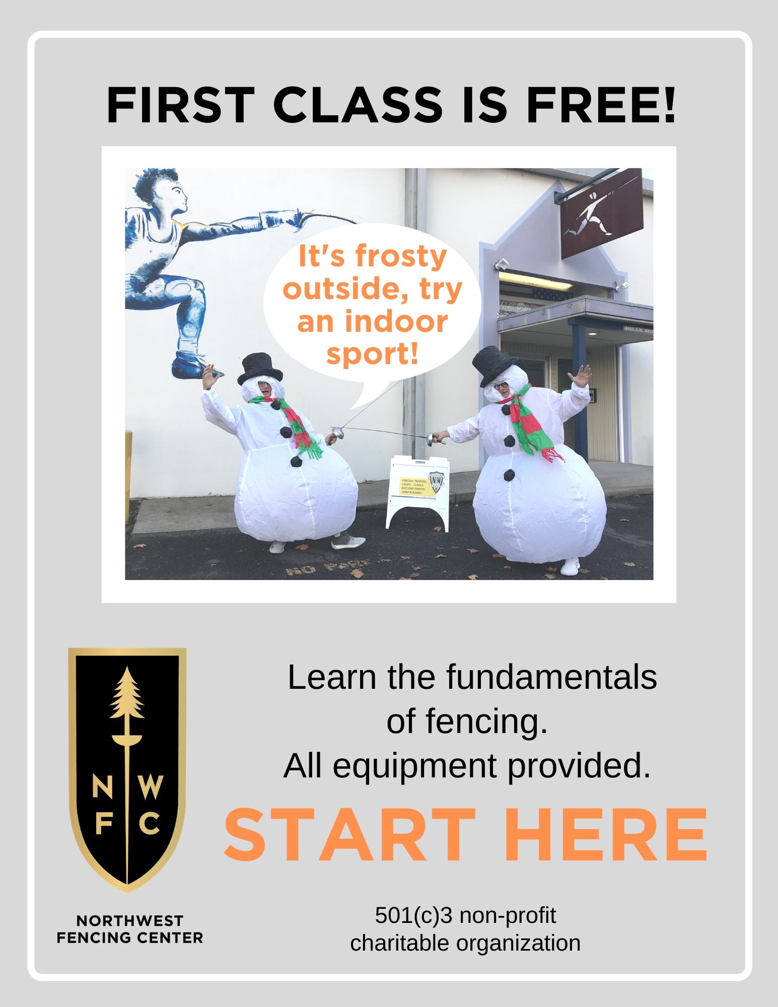 Northwest Fencing Center Fencing classes and lessons for all ages
